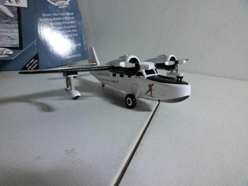 lot 26 image: Winchester Limited edition Grumman Goose Replica Coin Bank die cast
