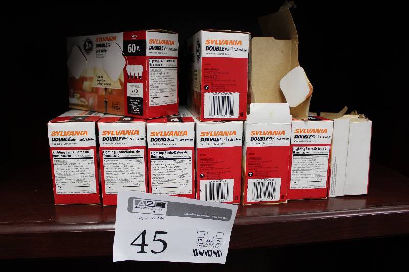 lot 45 image: Sylvania Indoor Soft White 60W Light Bulbs