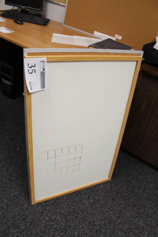 lot 35 image: Corkboard, Whiteboard