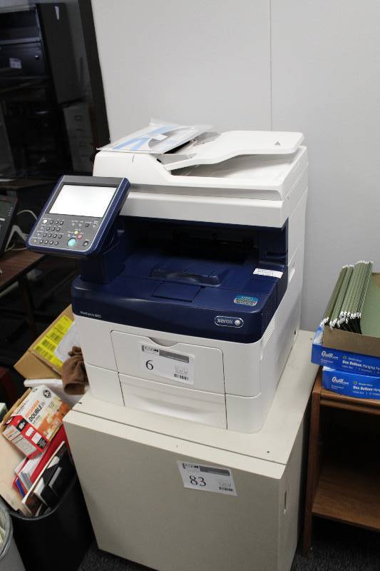 lot 6 image: Xerox Workcentre 6655 Copier Printer, Zerox Toner Supplies