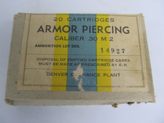 lot 22 image: Rare Original WW2 Armor Piercing Bullets - SEALED IN BOX
