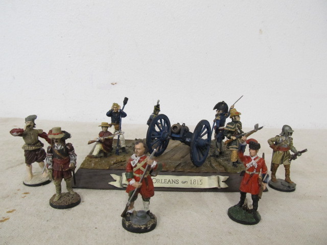 lot 31 image: Painted PewterLead Soldiers