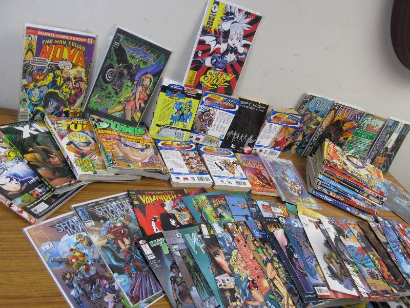 lot 107 image: Large Lot of Assorted Comic Books etc