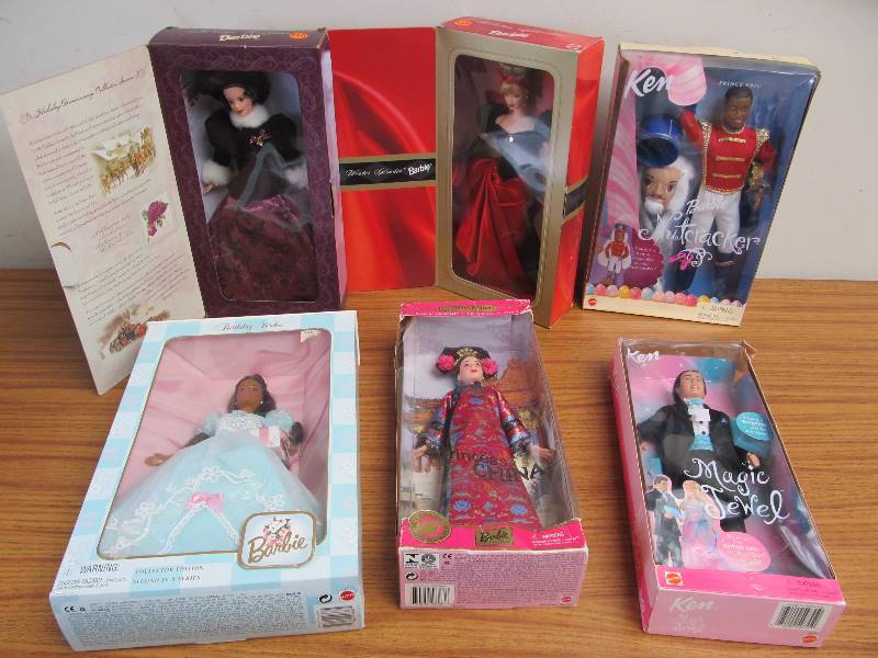 lot 108 image: Lot of NIB Barbies