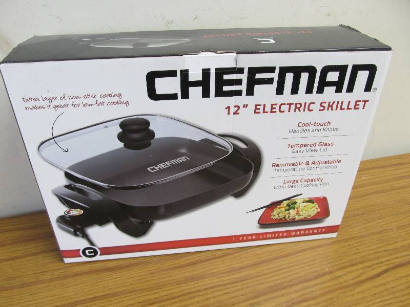 lot 121 image: Brand New CHEFMAN 12 Electric Skillet