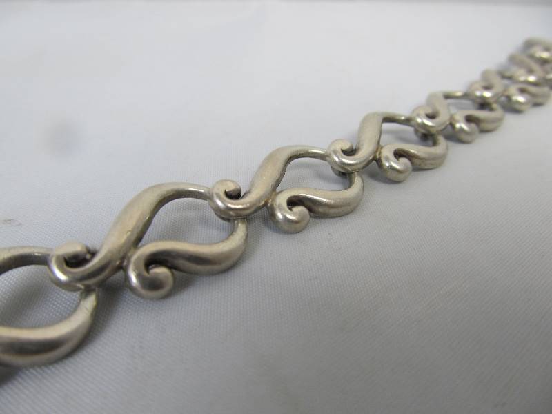 lot 148 image: Vintage Signed BOMA Sterling Silver Bracelet