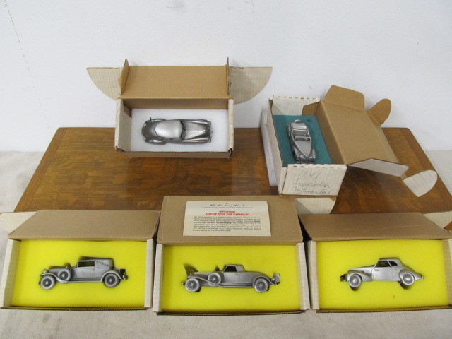 danbury mint pewter cars