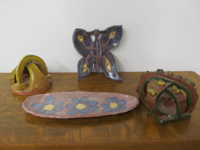 lot 161 image: Group of Signed MN Artist PETER LUPORI Art Pottery