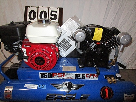 Eagle Twin Tank 10 Gallon Jobsite Air Compressor