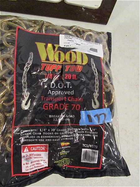 Wood Tuff Tow Transport Chain