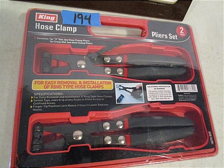 King Hose Clamp Pliers Set