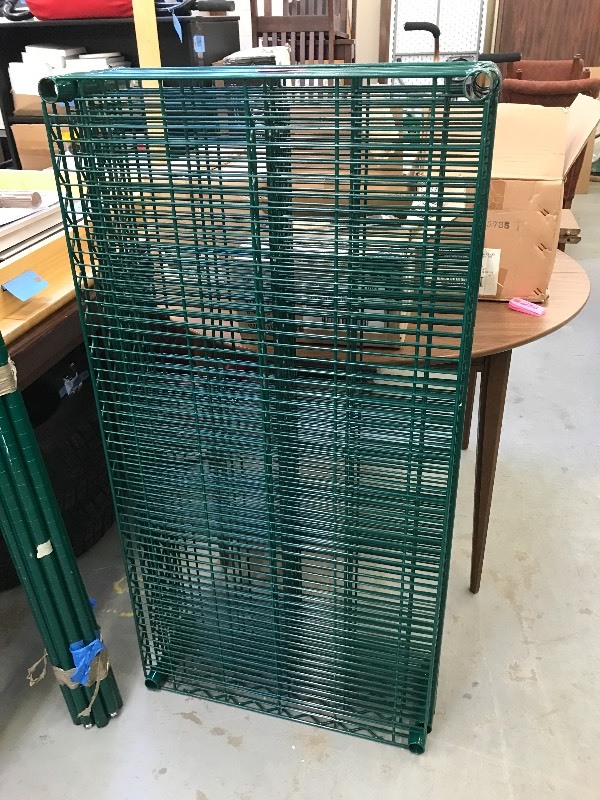 lot 230 image: 48 NSF METRO STYLE WIRE SHELF SET