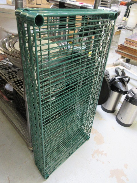 lot 233 image: 36 NSF METRO STYLE WIRE SHELVES
