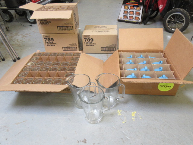 lot 239 image: GLASSWARE AND SOUP CUPS