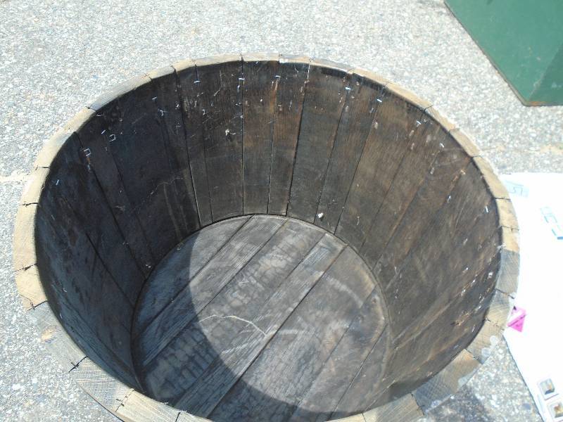 Whiskey Barrel Planter