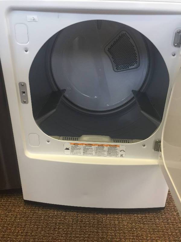 lot 17 image: NEW, SCRATCH & DENT LG 7.4 cu. ft. Electric Dryer in White-- MODEL#DLE3170W