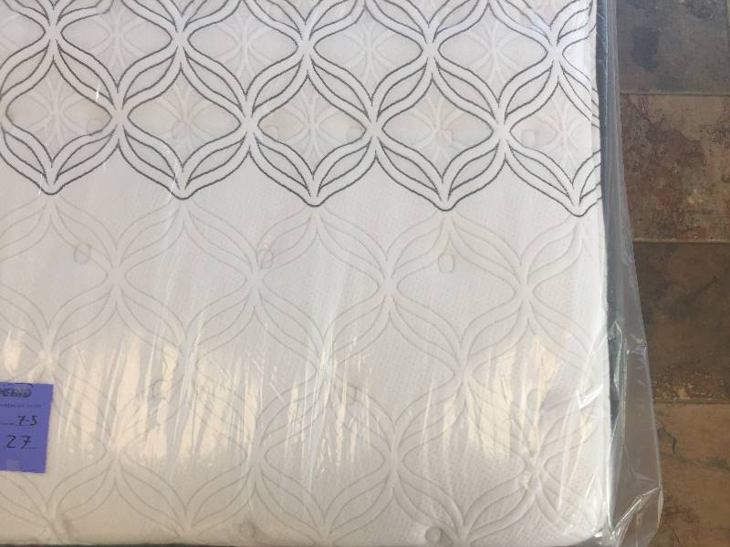 lot 27 image: NEW-CAL KING SEALY POSTUREPEDIC- SOLIA BAY FIRM EURO PILLOWTOP--CAL KING MATTRESS