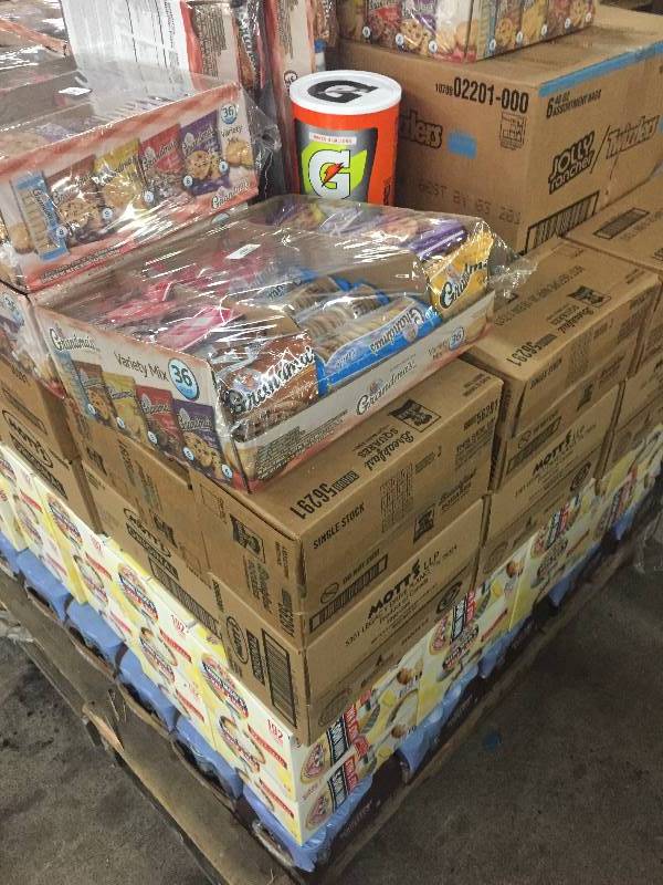 lot 46 image: ASSORTED FOOD PALLET