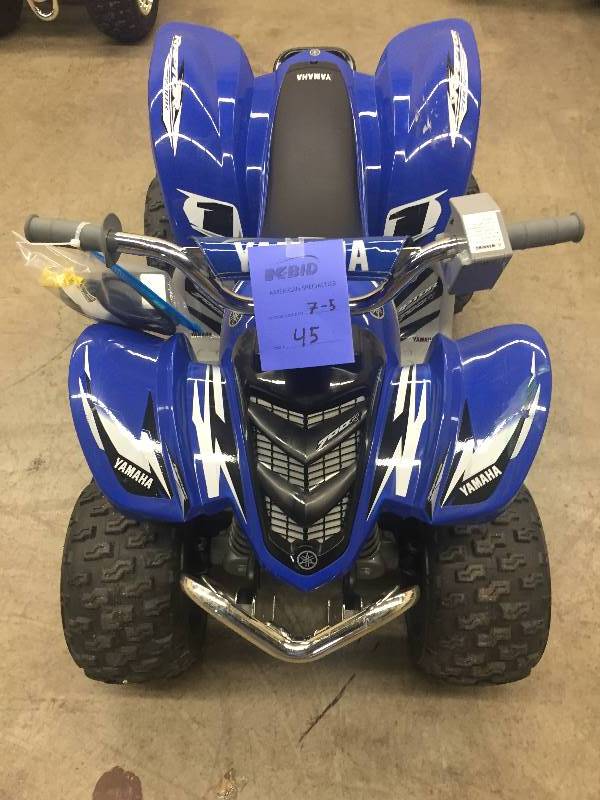 lot 45 image: NEW 12 VOLT YAMAHA RAPTOR QUAD POWERWHEEL