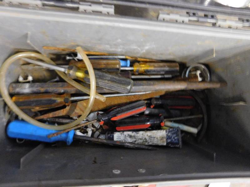 lot 16 image: Tool Box with Misc. Items