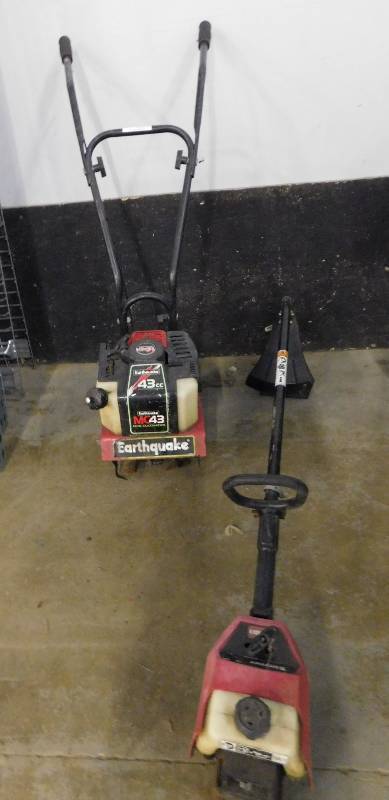 lot 22 image: Earthquake 43cc Tiller & Toro Lawn Trimmer