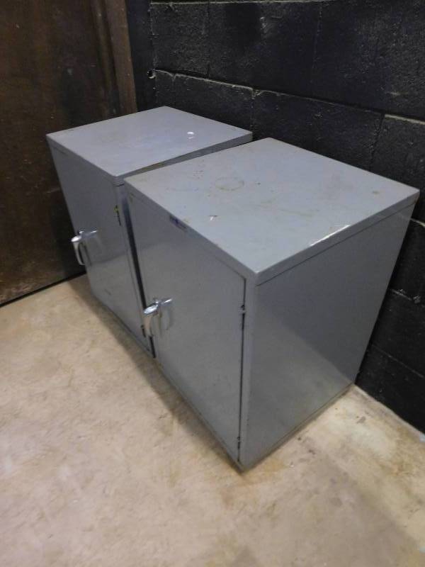 lot 28 image: Metal Storage Units for Spray Paint Cans