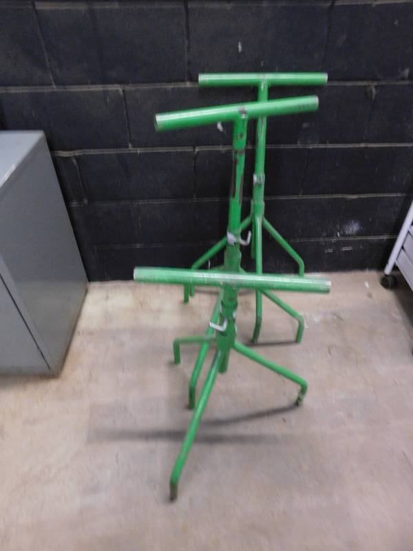 lot 30 image: Adjustable Material Stands