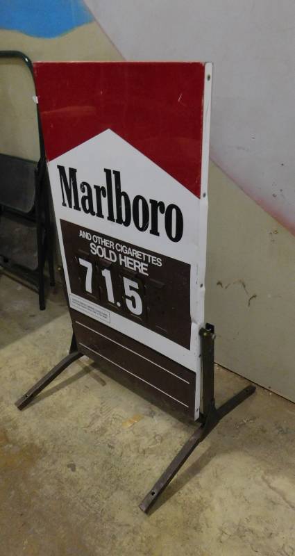 lot 41 image: Metal Marlboro Sign