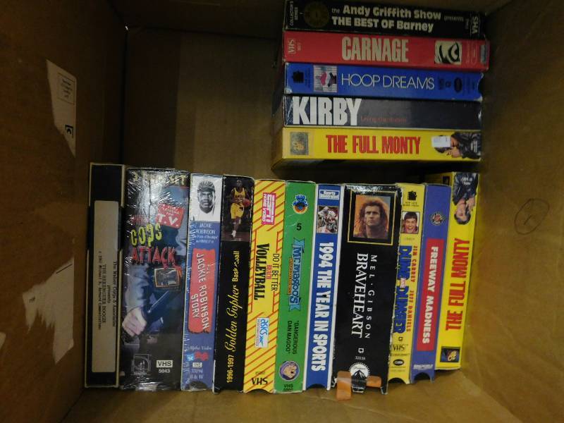 lot 51 image: Misc. Lot of VHS Tapes
