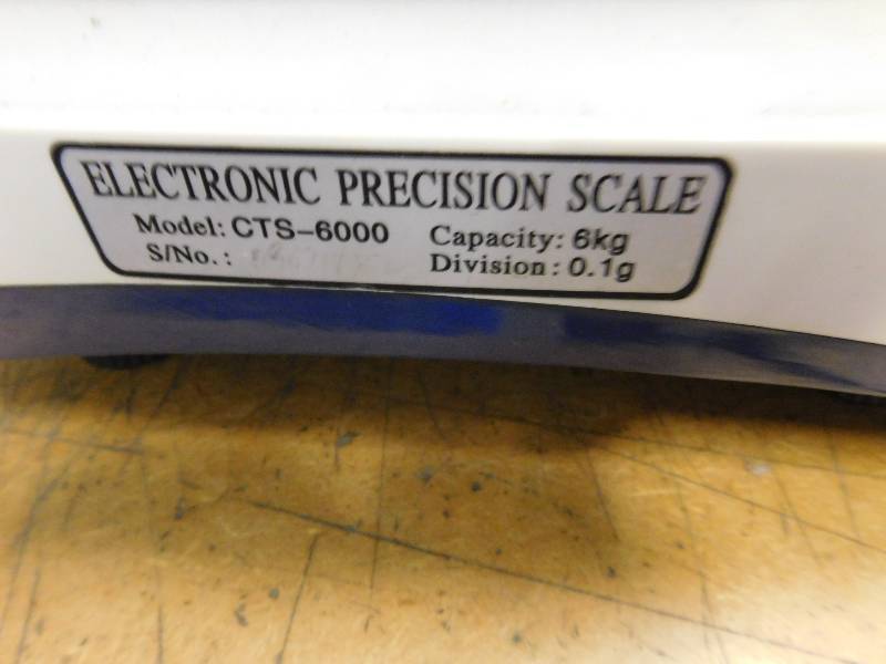 lot 92 image: My Weigh CTS 6000 Digital Scale