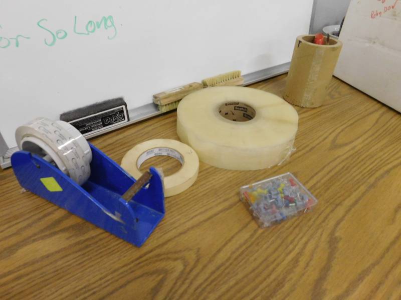 lot 96 image: Dry Erase Boards & Misc. Office Supplies