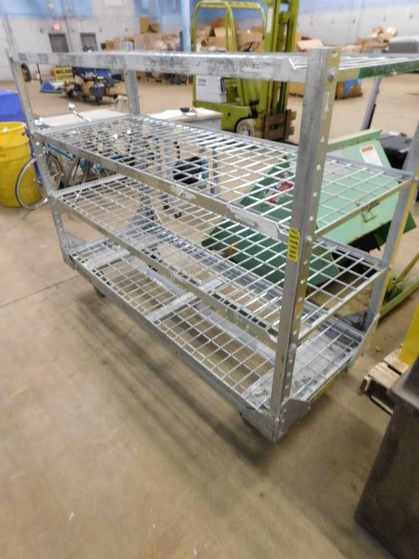lot 145 image: Industrial Rolling Storage Rack