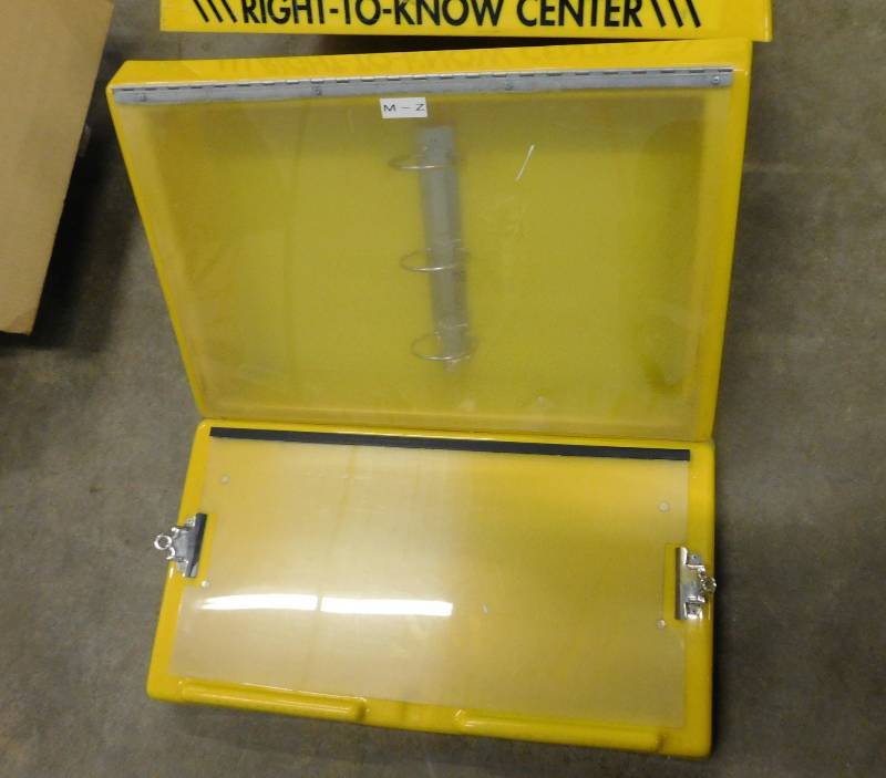 lot 152 image: Right To Know Center Display Cases