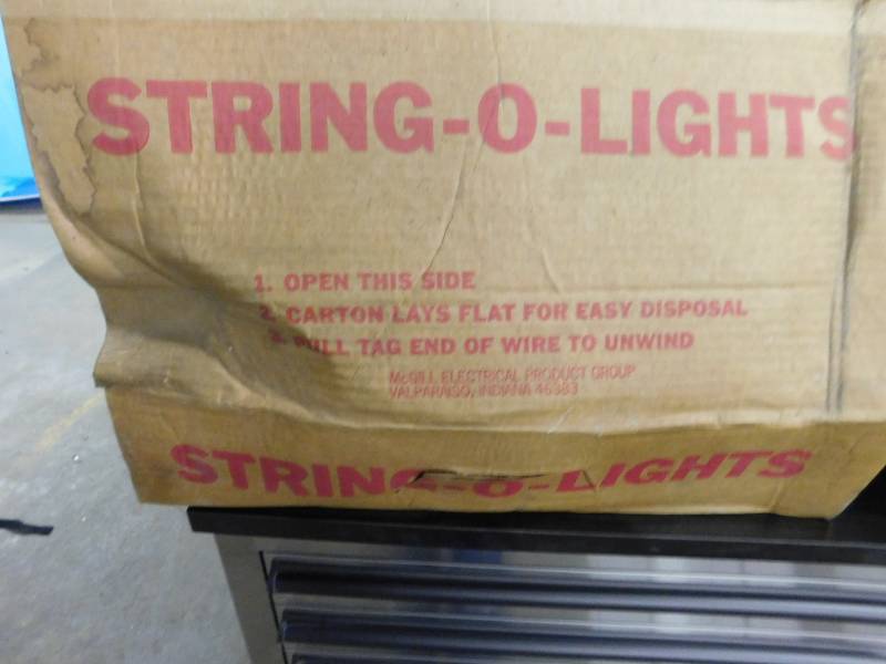 lot 172 image: McGill Temporary Lighting - String O Lights