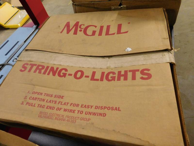 lot 173 image: McGill Temporary Lighting - String O Lights