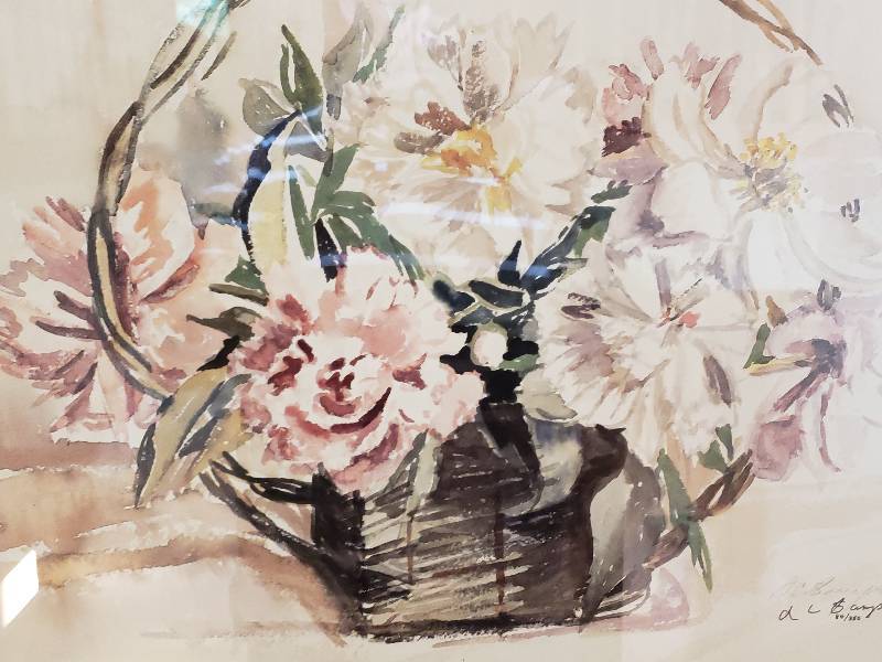 lot 21 image: Hand Signed and Numbered (84350) A C Simpson Watercolor Print