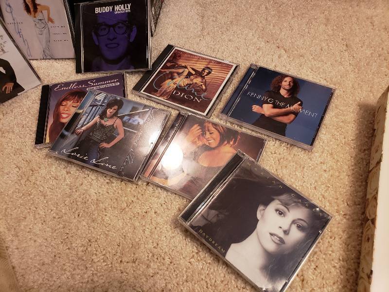 lot 32 image: Large Group of CDs and Cassette Tapes