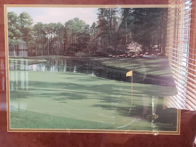 lot 39 image: Artist Signed, Framed, Matted Artwork