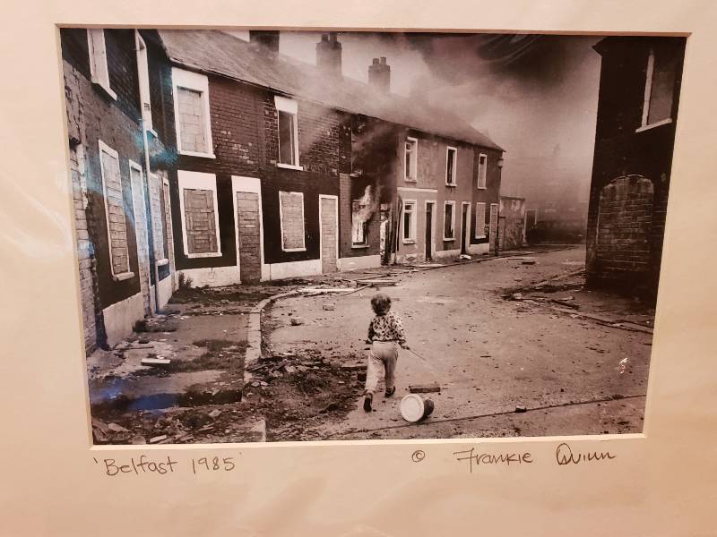 lot 96 image: Frankie Quinn Belfast Photograph  Randall Hollenhoust Signed  Numbered Print