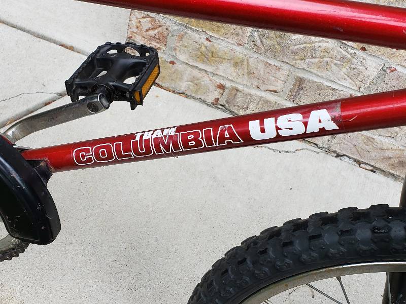 lot 112 image: Vintage Boys Team Columbia USA BMX Bike