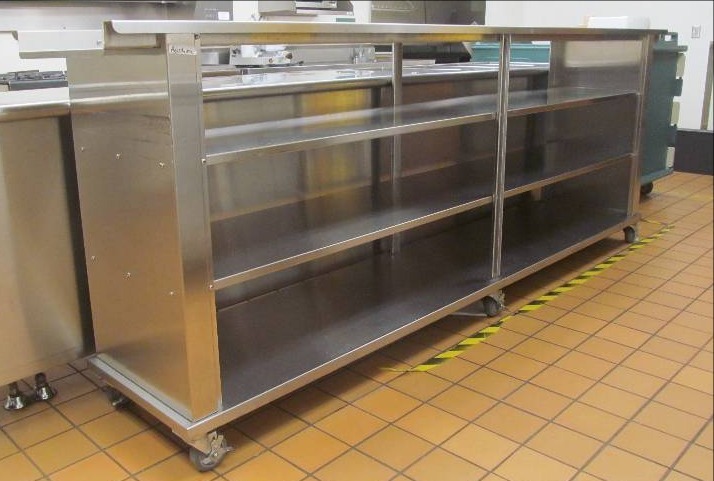 lot 10 image: Kitchen-Prep station on wheels