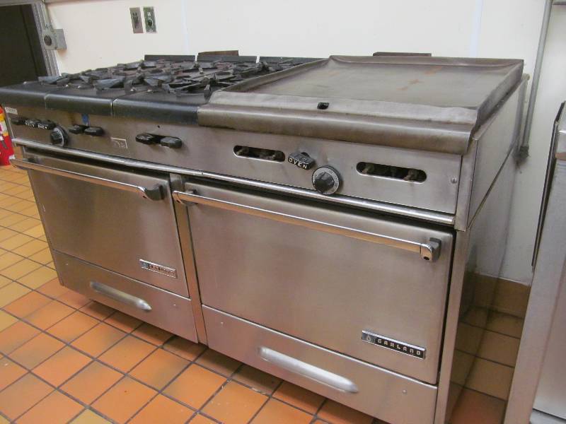lot 15 image: Kitchen-Garland Range Gas- NSF-6 burner oven