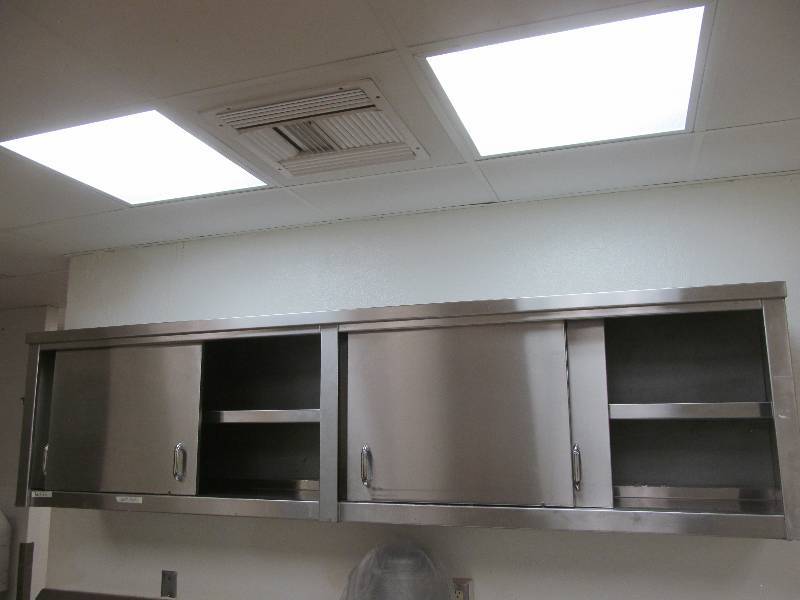 lot 20 image: Kitchen-Stainless steel Wall Cabinet