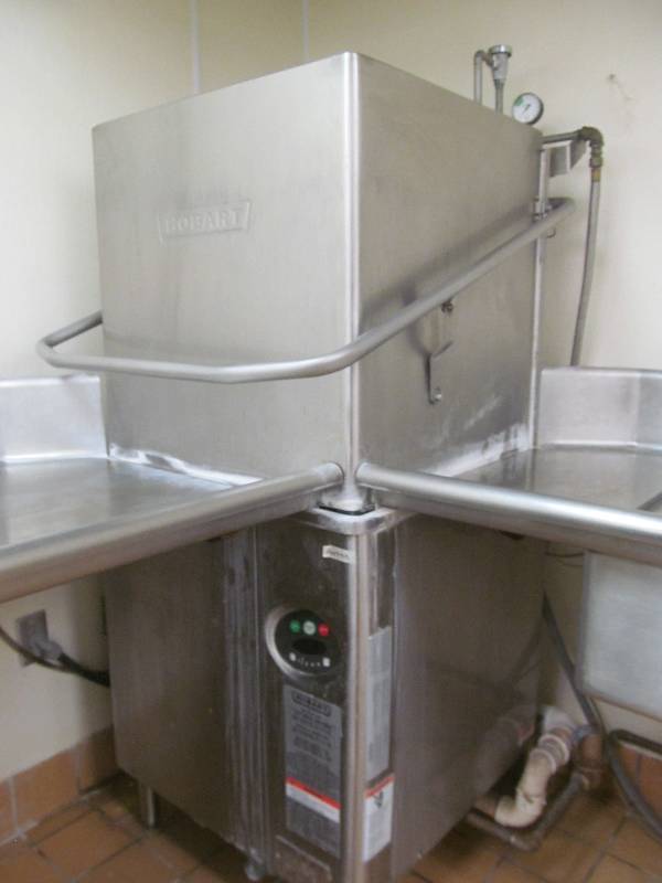 lot 42 image: Kitchen-NFS- Stainless Steel- Hobart Hot water sanitizing system