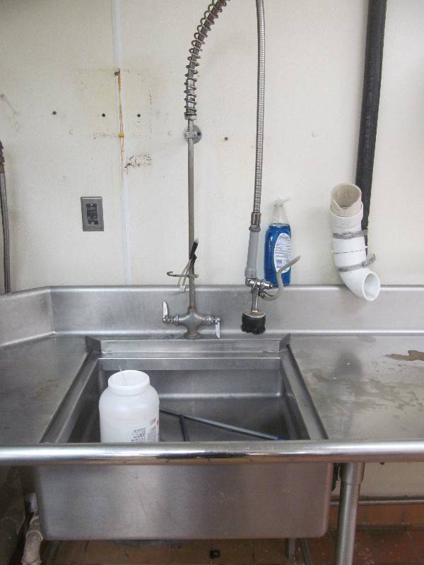 lot 44 image: Kitchen-NFS Wash Station with rinsing sink w garbage disposal waste
