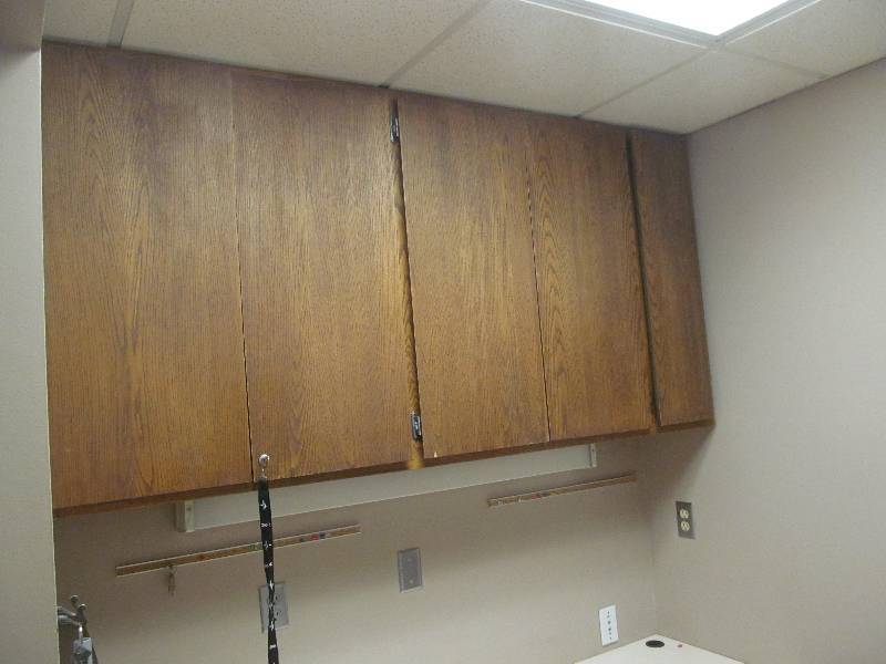 lot 77 image: Cabinet (13x72x36), Counter (72x21.5), wall light