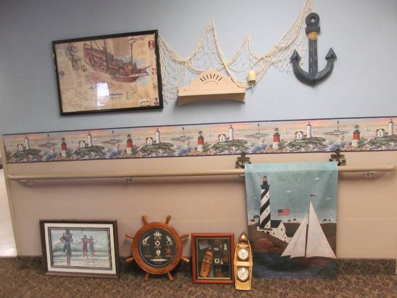 lot 98 image: (Meeting Room) Wall Dcor (Ocean wall Grouping)