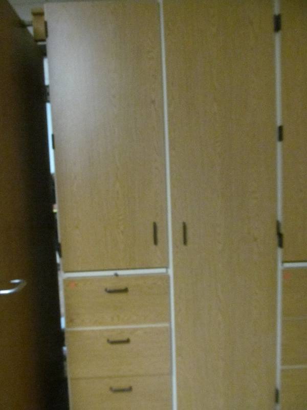 lot 142 image: (Rm 35) Wardrobe Cabinets (42x24x85)