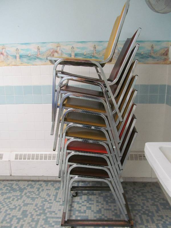 lot 163 image: (Rm 3 Tub Room) 9 Chairs