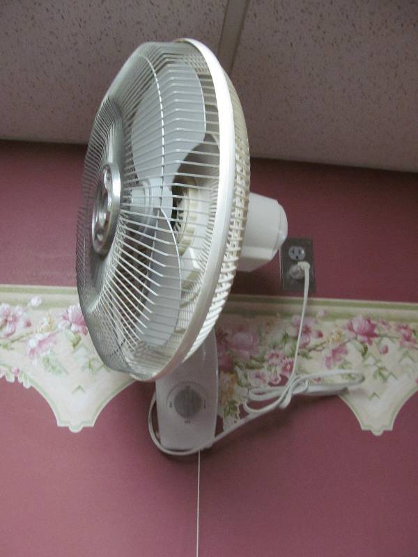 lot 224 image: Hall- Air King wall mounted fan